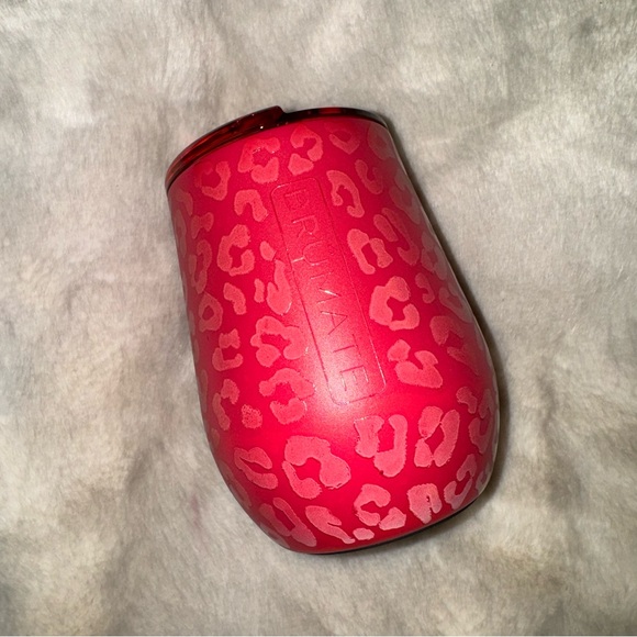 BRUMATE Red Leopard Custom Dyed Uncork’d Insulated Wine Tumbler 12oz GORGEOUS! - Picture 2 of 13